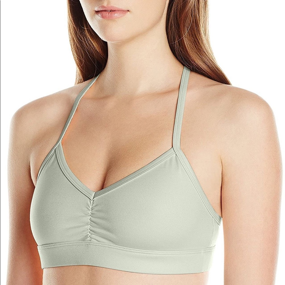 ALO Yoga Light Sage Strappy Sports Bra - Picture 5 of 8